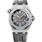 Royal Oak Offshore Dive 42MM Grey Rubber Strap Grey Dial With Méga Tapisserie Pattern Stainless Steel Case