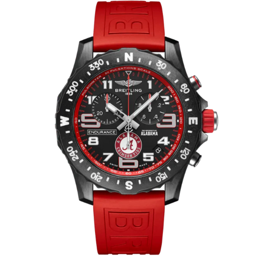 ENDURANCE PRO THE UNIVERSITY OF ALABAMA® 44 MM BREITLIGHT® CASE WITH BLACK DIAL