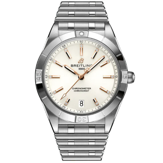 CHRONOMAT AUTOMATIC 36 MM STAINLESS STEEL WITH WHITE DIAL