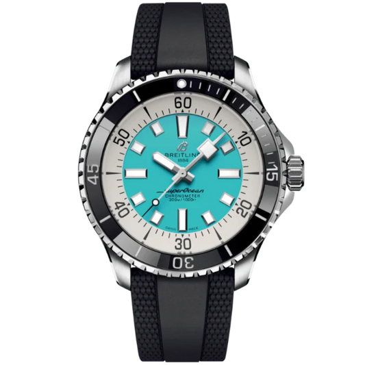 SUPEROCEAN AUTOMATIC 44 MM STAINLESS STEEL WITH TURQUOISE DIAL