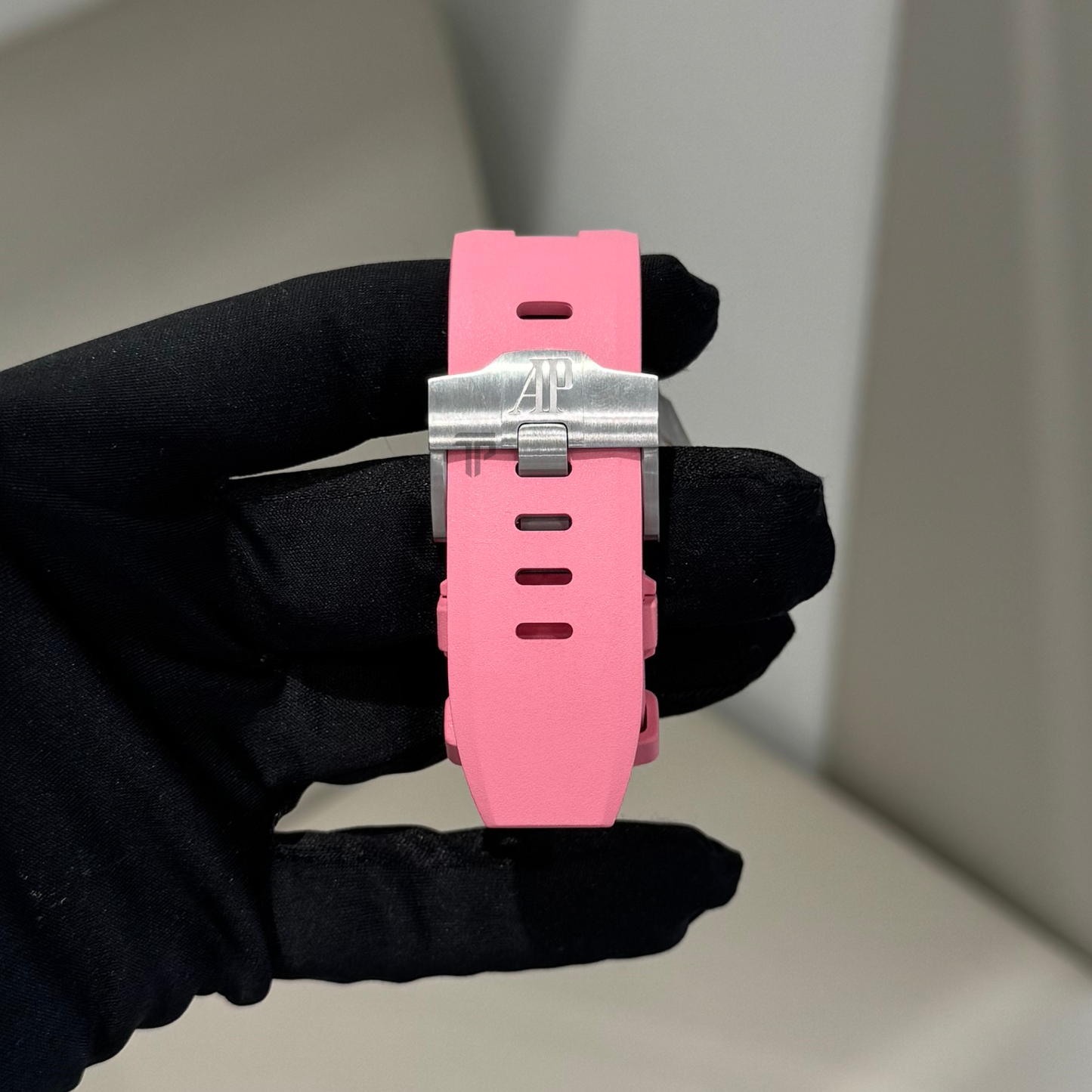 Audemars Piguet Royal Oak Offshore Diver Ref. 15720ST.OO.A010CA.01 42mm Stainless Steel (Pink and Black)
