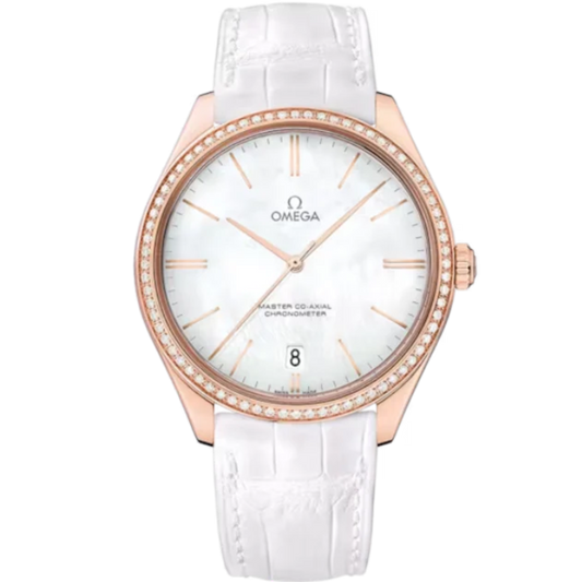 DE VILLE TRÉSOR 40 MM SEDNA™ GOLD WITH MOTHER OF PEARL DIAL