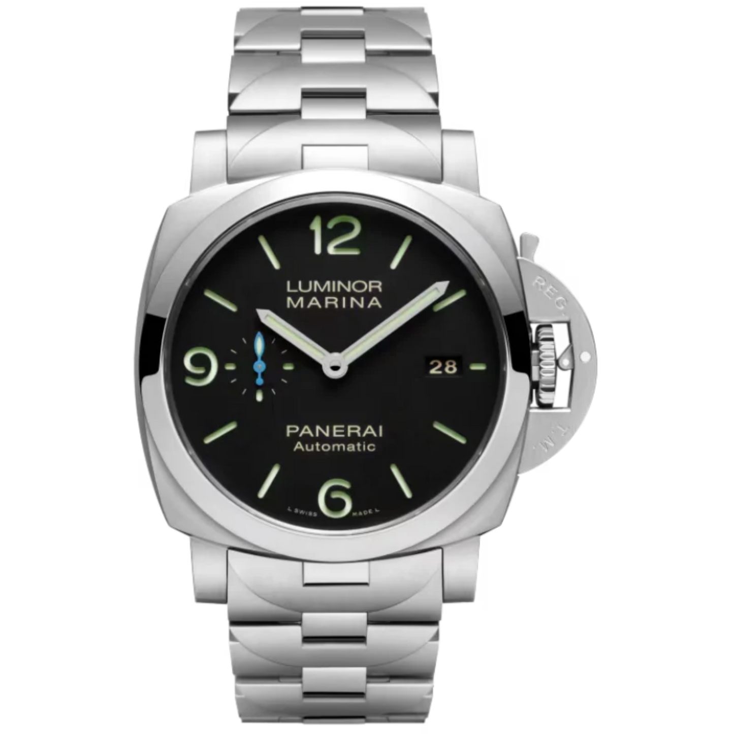 LUMINOR MARINA PAM01562 44 MM STAINLESS STEEL WITH BLACK DIAL