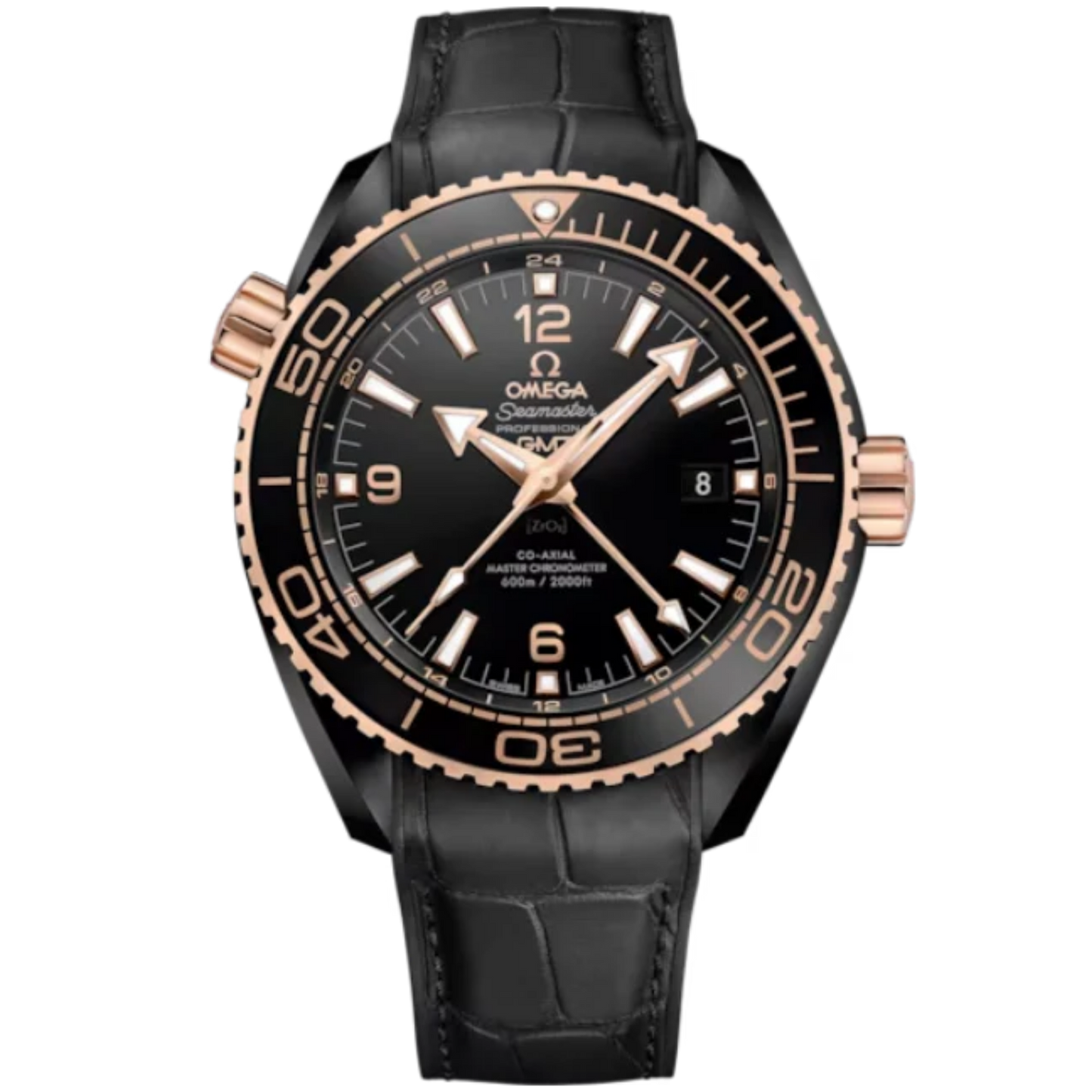 SEAMASTER PLANET OCEAN 600M DEEP BLACK 45 MM BLACK CERAMIC - SEDNA™ GOLD WITH BLACK DIAL