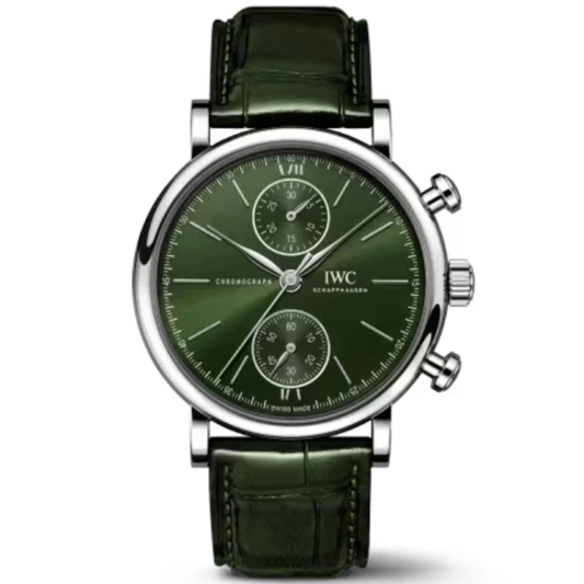 PORTOFINO CHRONOGRAPH 39 MM STAINLESS STEEL WITH GREEN DIAL