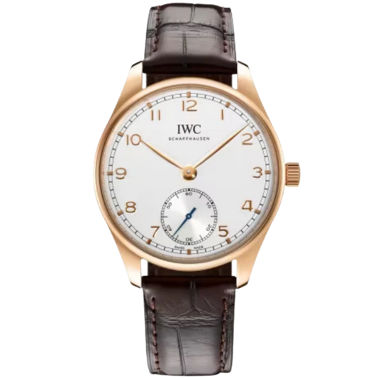 PORTUGIESER AUTOMATIC 40 MM GOLD WITH WHITE DIAL
