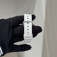 Casio Iced out G Shock Analog (White Gold with White Dial and Strap)