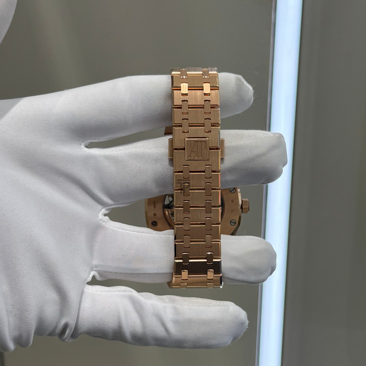 Audemars Piguet Ref. 15407OR.OO.1220OR.01 41MM Rose Gold Double Balance Openworked Skeleton