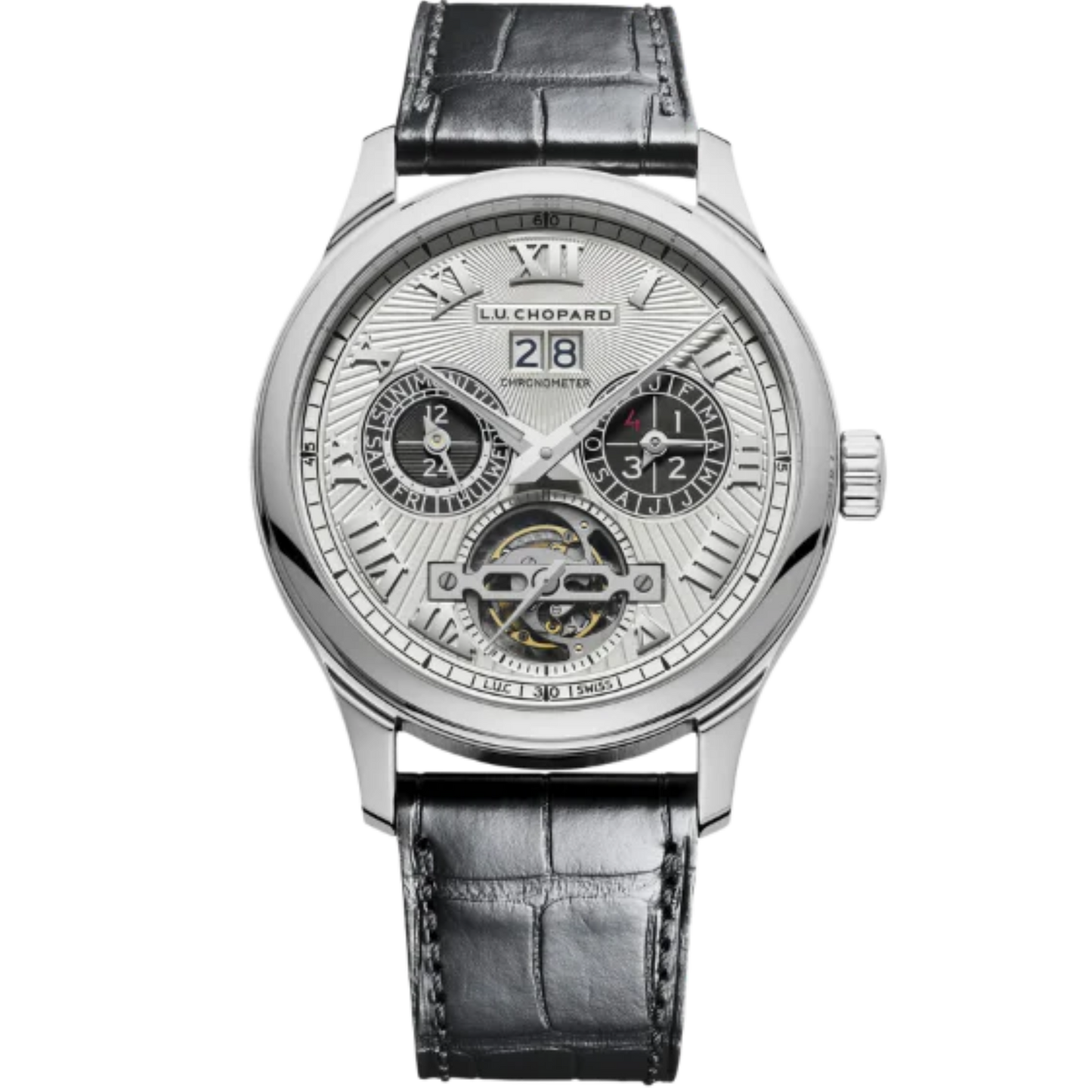 L.U.C PERPETUAL T LIMITED EDITION 43 MM PLATINUM WITH SILVER DIAL