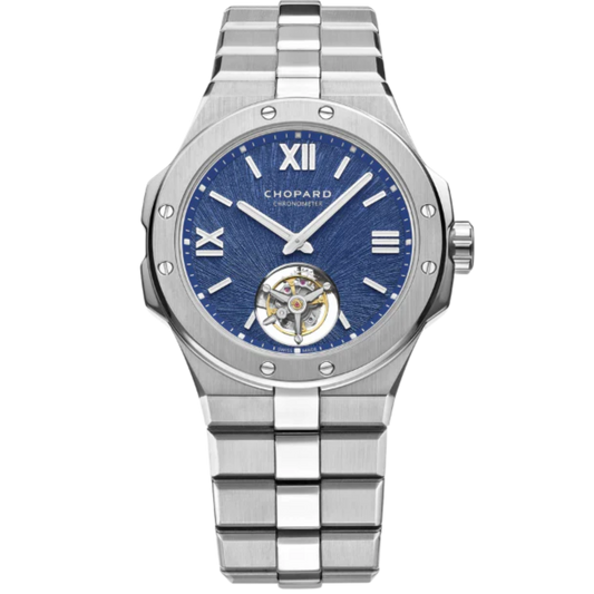 ALPINE EAGLE FLYING TOURBILLON 41 MM LUCENT STEEL™ WITH BLUE DIAL