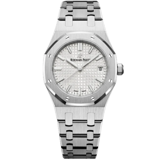 Audemars Piguet Ref. 77350ST.OO.1261ST.01 34MM Stainless Steel Royal Oak White Dial