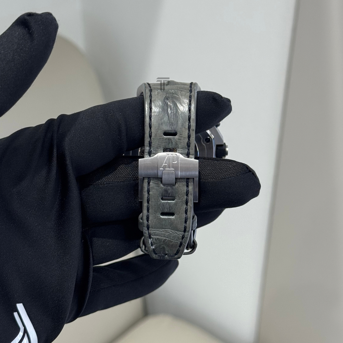 Audemars Piguet Royal Oak Offshore Ref. 26470ST.OO.A104CR.01 42MM Stainless Steel "Elephant" Grey Dial on Leather Strap