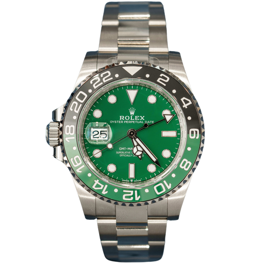 Rolex GMT Master II Ref. 126729VTNR GMT White Gold Sprite on Oyster