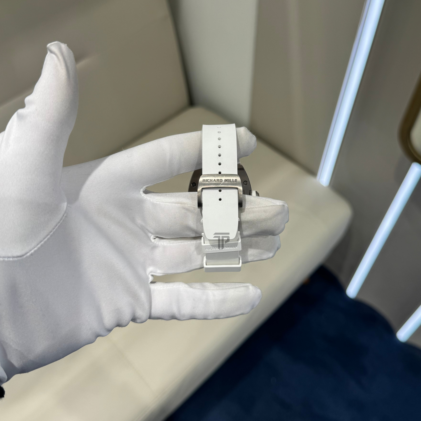 Richard Mille RM010 White Gold Full Factory Med Set