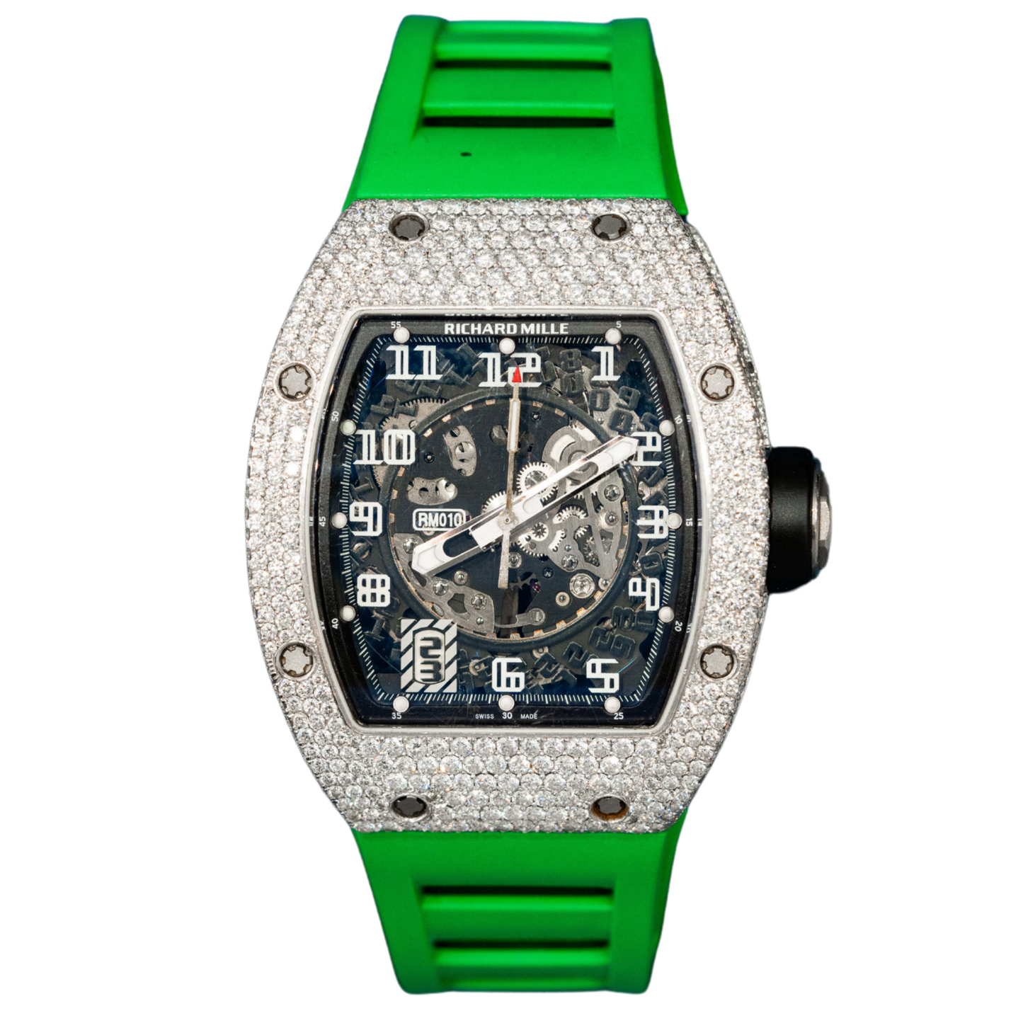 Richard Mille RM10 White Gold Bussdown