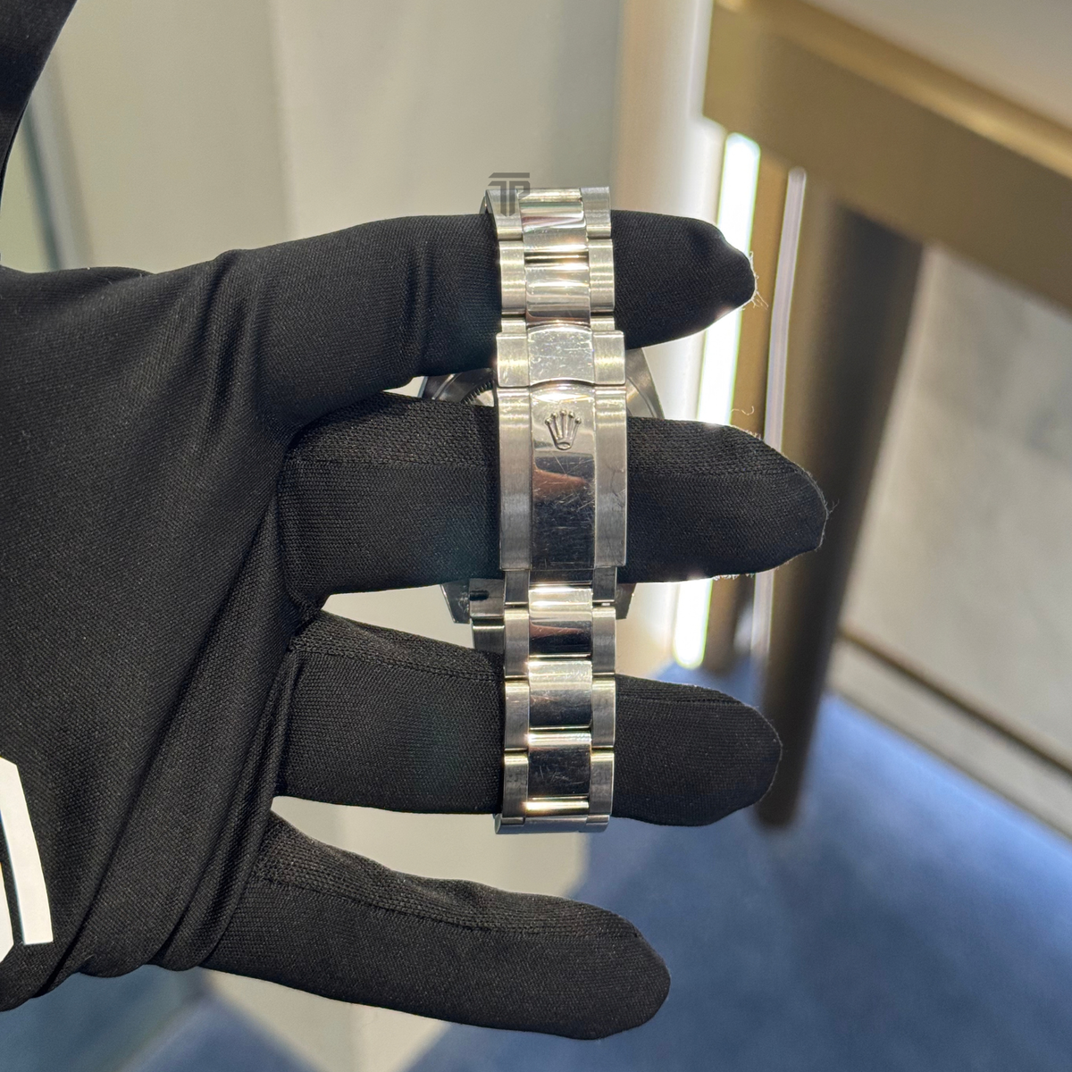 Rolex Datejust 126300 41mm Oyster Bracelet Steel Black Dial Smooth Bezel