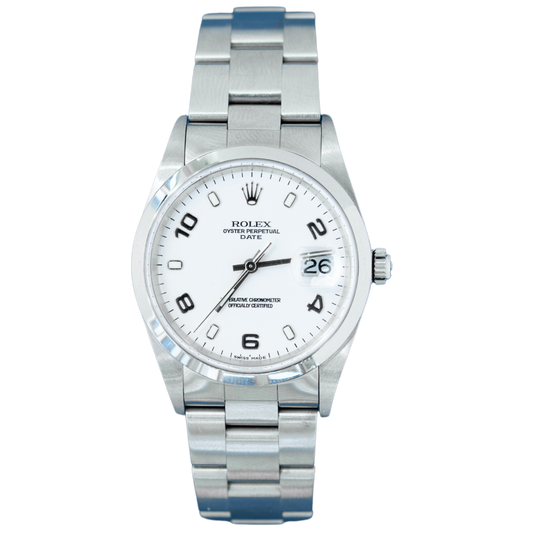Rolex Datejust Ref. 15200 34mm White Dial