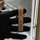 Rolex Day Date Ref. 228235 40MM Rose Gold Chocolate Dial with Baguette Markers
