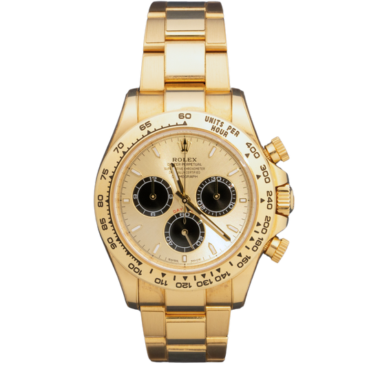Rolex Ref. 126508 “Pikachu” Yellow Gold Champagne Dial Black Sub Dial Daytona