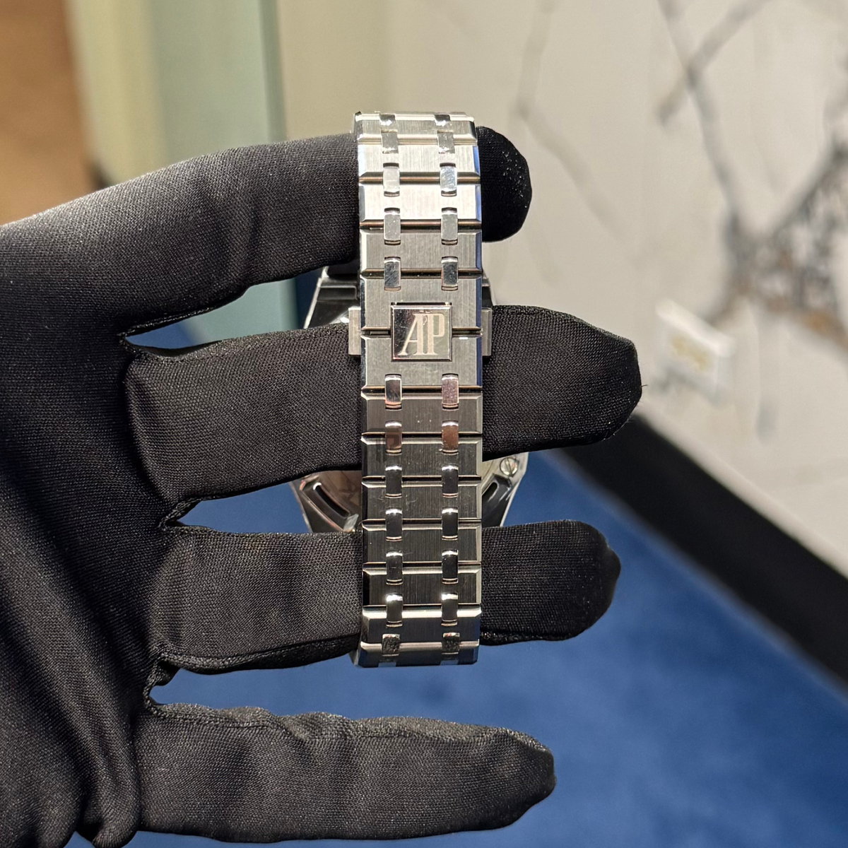 Audemars Piguet Royal Oak Ref. 26591IP.OO.1252IP.01 Platinum Red Burgundy Dial Factory Baguette Bezel Minute Repeater