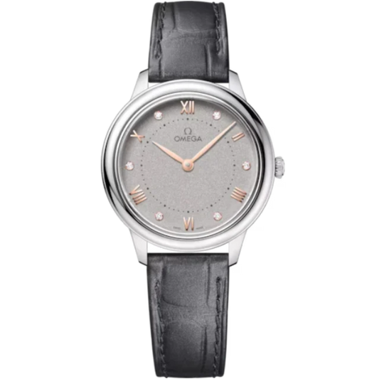 DE VILLE PRESTIGE 30 MM STAINLESS STEEL WITH GREY DIAL