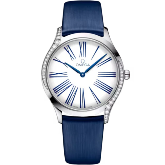 DE VILLE TRÉSOR 36 MM STAINLESS STEEL WITH WHITE DIAL