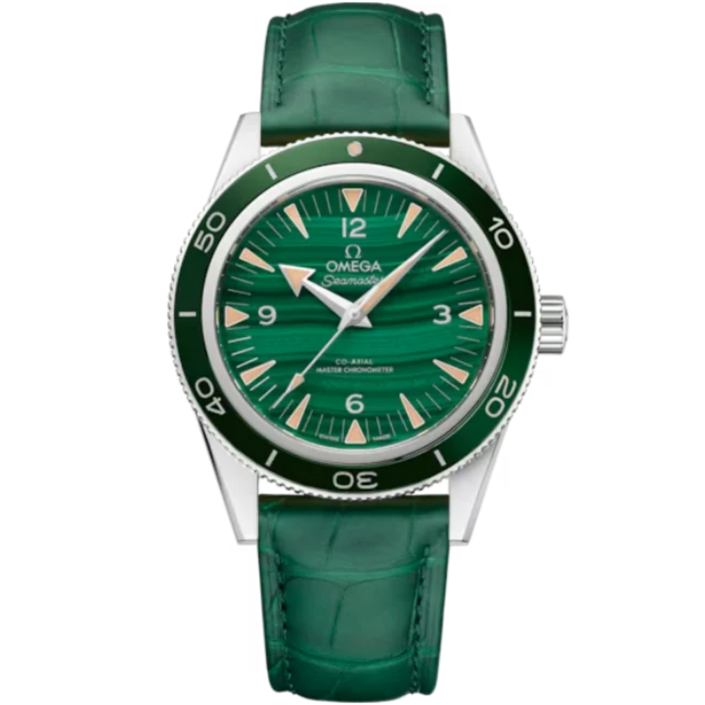 SEAMASTER 300 41 MM PLATINUM WITH GREEN DIAL
