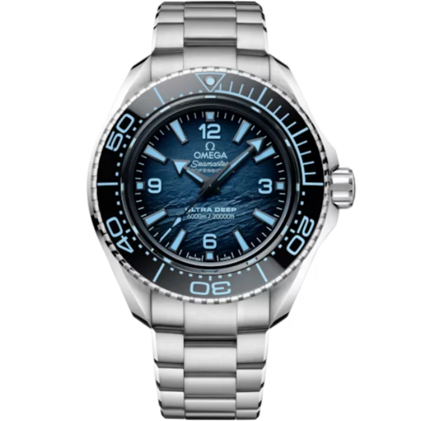 SEAMASTER PLANET OCEAN 6000M ULTRA DEEP 45 MM O-MEGASTEEL WITH BLUE DIAL