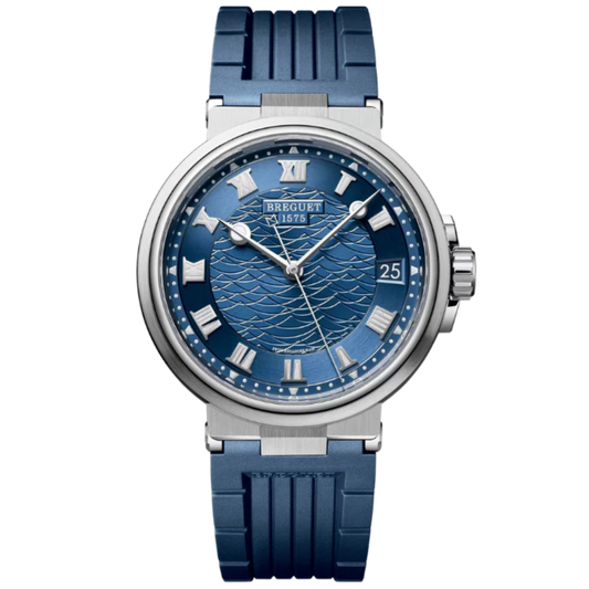 MARINE 5517 40 WHITE GOLD WITH BLUE DIAL