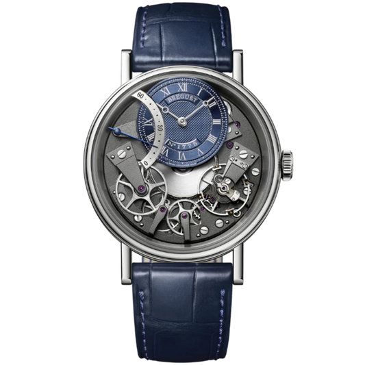 TRADITION 7097 40 MM WHITE GOLD WITH BLUE DIAL