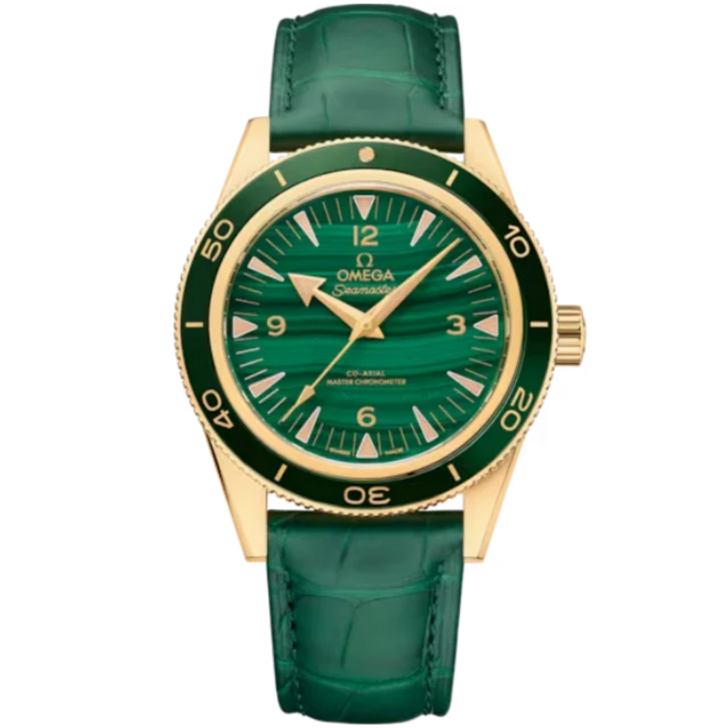SEAMASTER 300 41 MM YELLOW GOLD WITH GREEN DIAL