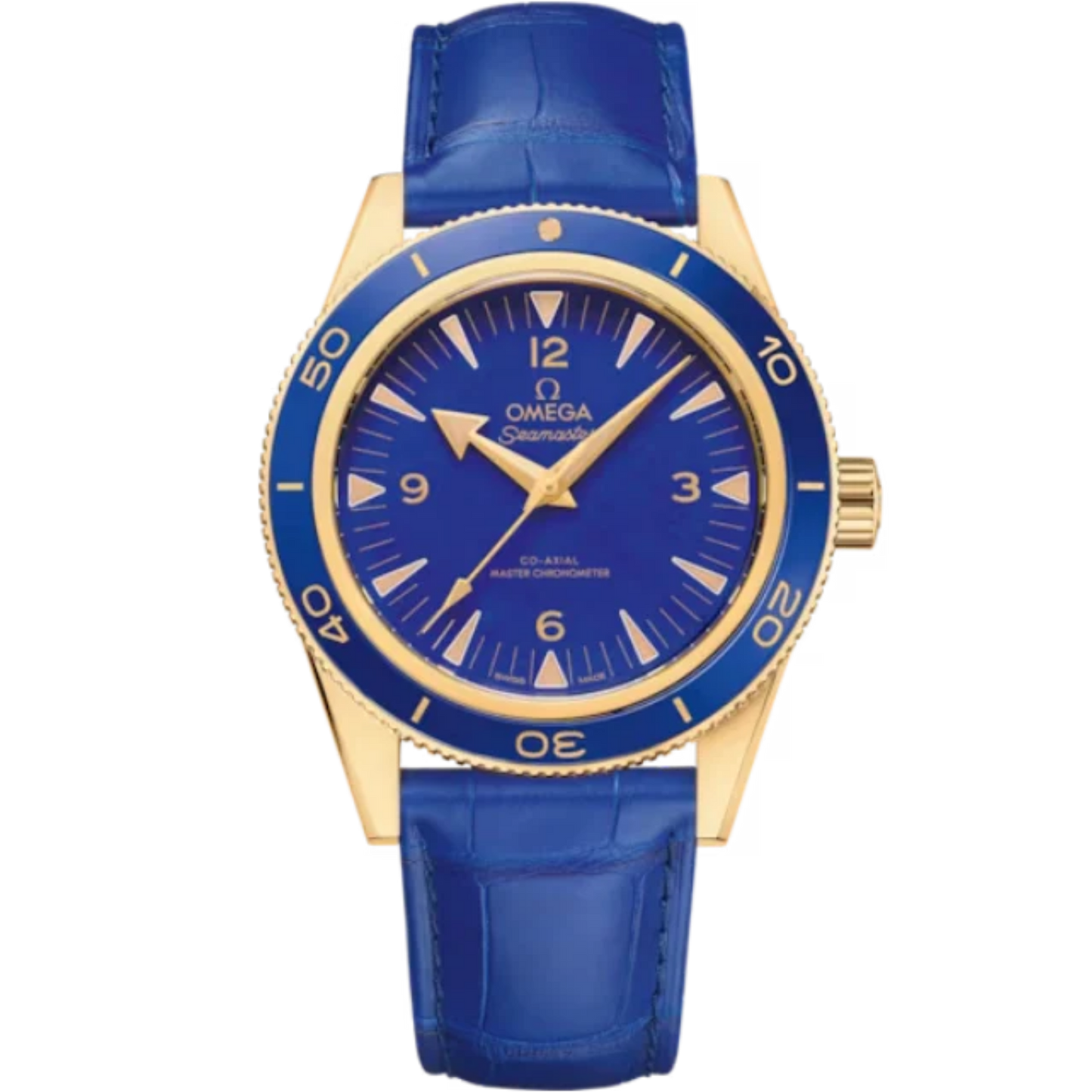 SEAMASTER 300 41 MM YELLOW GOLD WITH BLUE DIAL