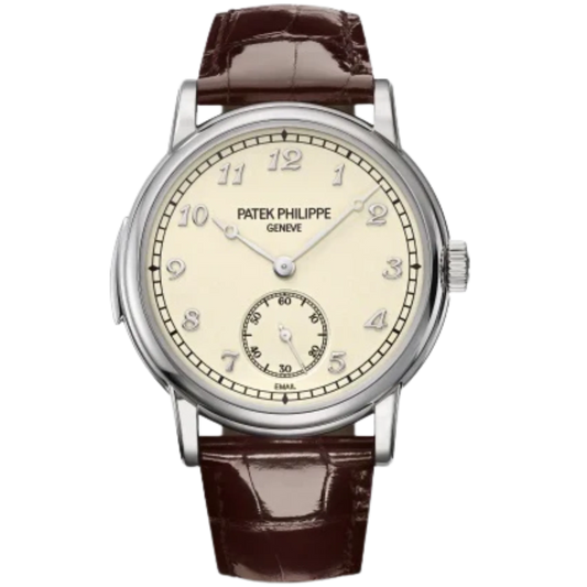 5078G Grand Complications 38mm Shiny Chocolate Brown Alligator Strap Cream Dial White Gold Bezel