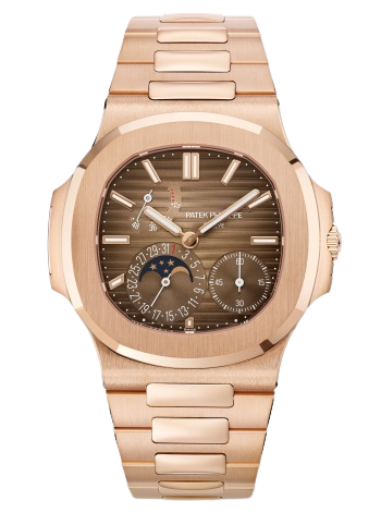 Patek Philippe Nautilus Ref. 5712/1R Full Rose Gold Moonphase