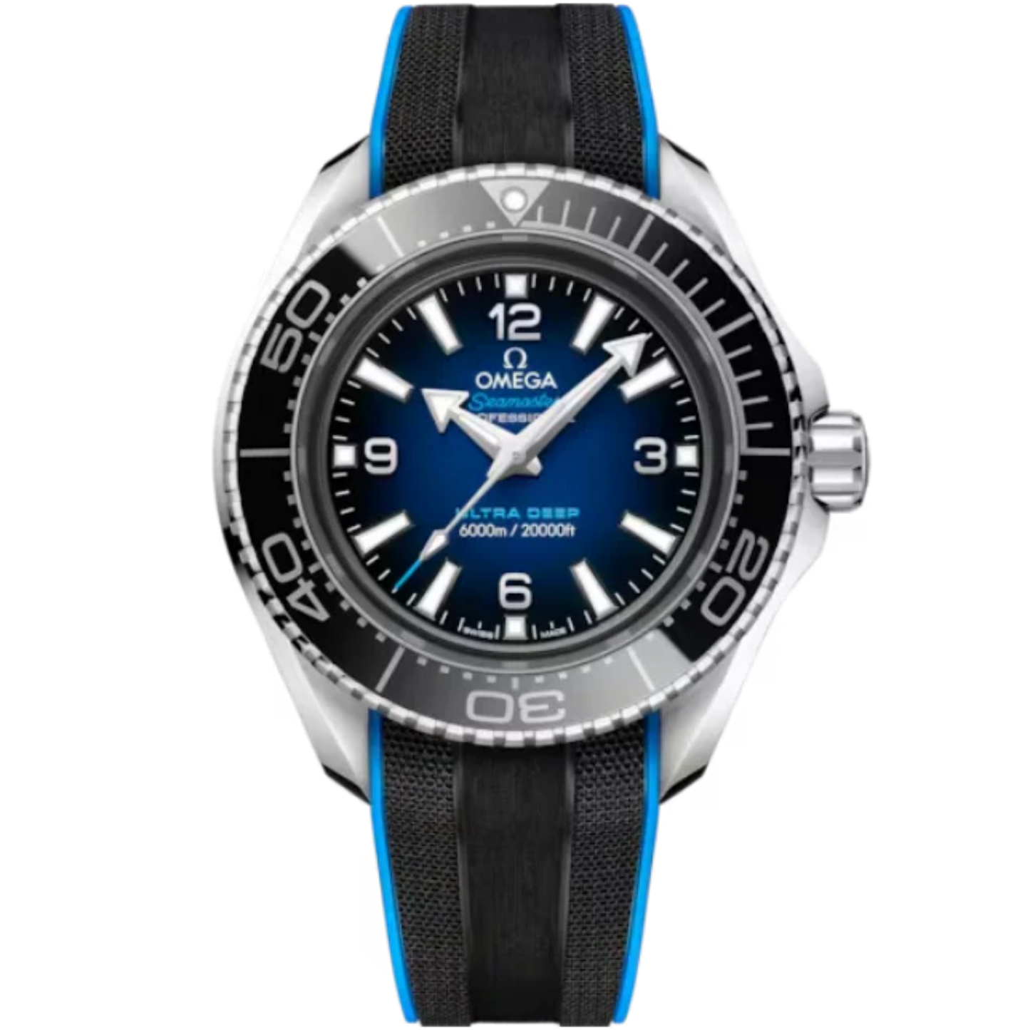 SEAMASTER PLANET OCEAN 6000M ULTRA DEEP 45 MM O-MEGASTEEL WITH BLUE DIAL