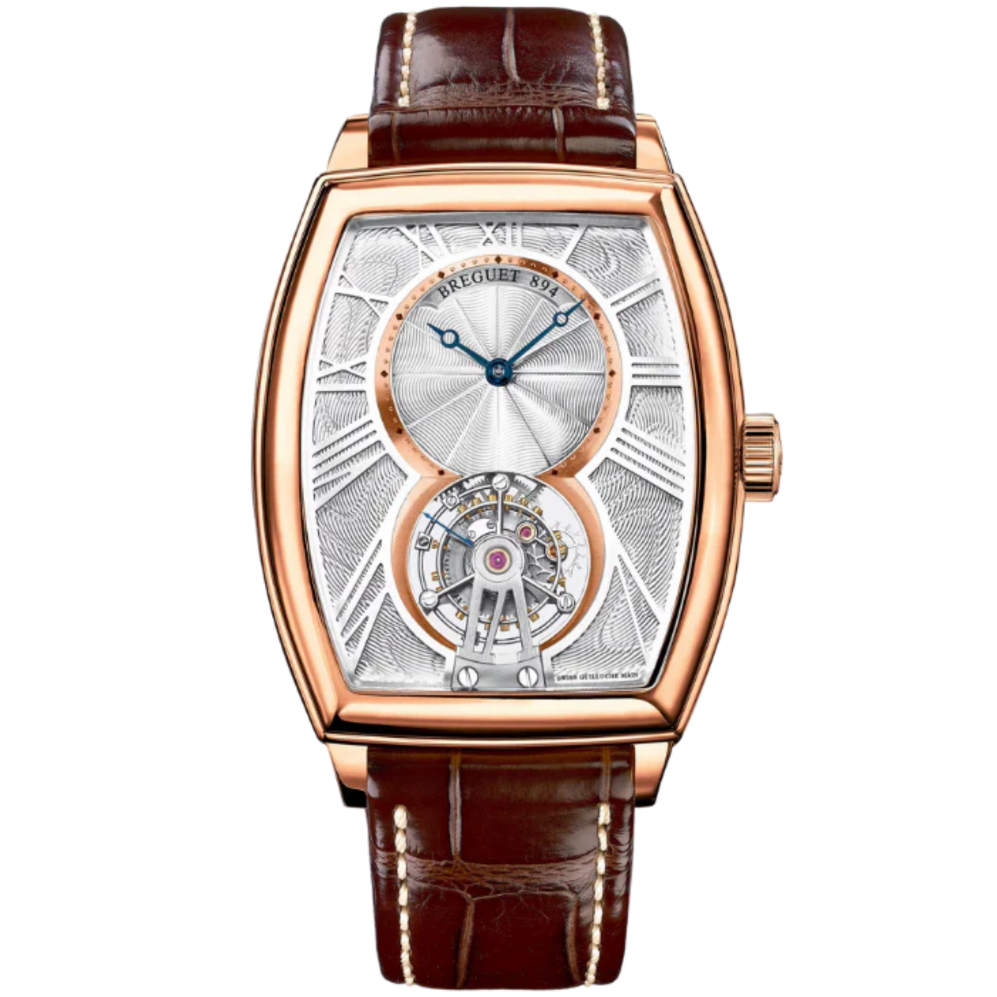 HERITAGE 5497 42 MM ROSE GOLD WITH SILVER DIAL