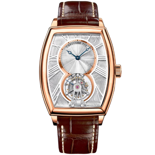 HERITAGE 5497 42 MM ROSE GOLD WITH SILVER DIAL