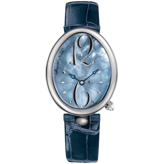 REINE DE NAPLES 8967 43 MM STAINLESS STEEL WITH BLUE MOTHER OF PEARL DIAL