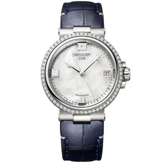 MARINE DAME 9518 34 MM STAINLESS STEEL WITH MOTHER OF PEARL DIAL