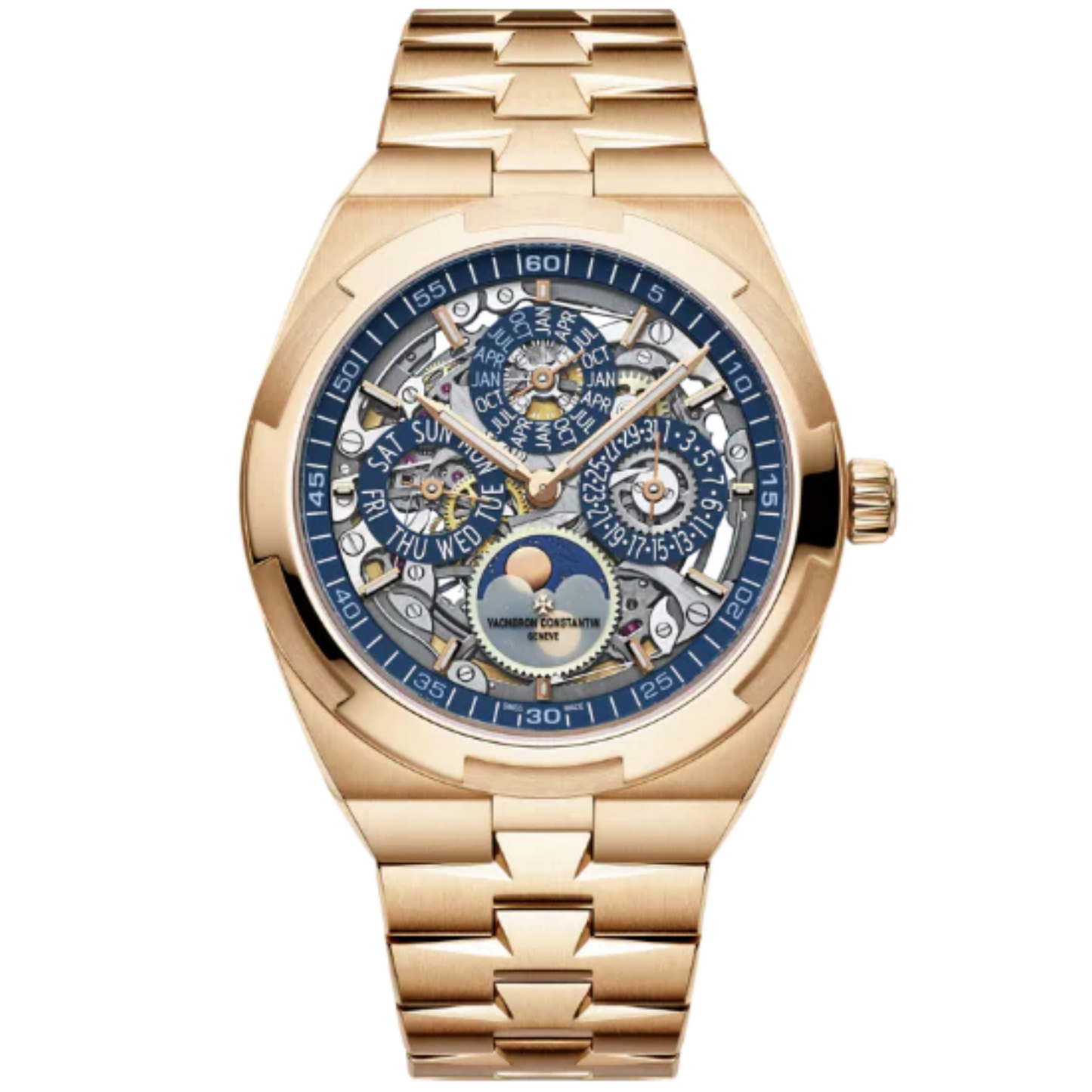 OVERSEAS PERPETUAL CALENDAR ULTRA-THIN SKELETON 41 MM PINK GOLD
