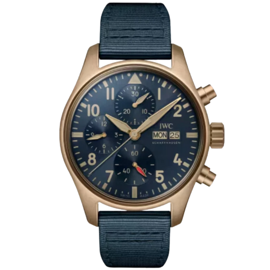 PILOT'S WATCH CHRONOGRAPH 41 MM BRONZE WITH BLUE DIAL