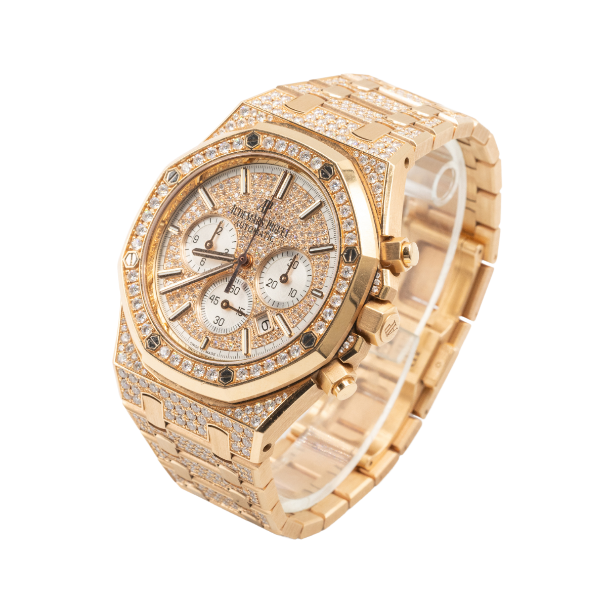 Audemars Piguet 41MM Royal Oak Chronograph Ref. 26322OR.ZZ.1222OR.01 Rose Gold, Factory Set, White Subdials