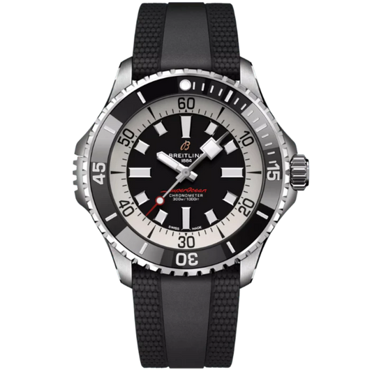 SUPEROCEAN AUTOMATIC 46 MM STAINLESS STEEL WITH BLACK DIAL