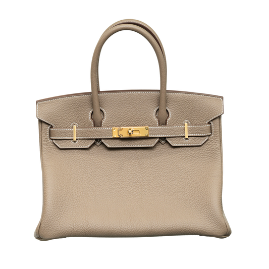 Hermes Birkin 30 Togo Calfskin Etoupe
