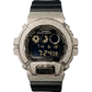 Casio Iced Out G Shock Digital White Gold with Black Dial