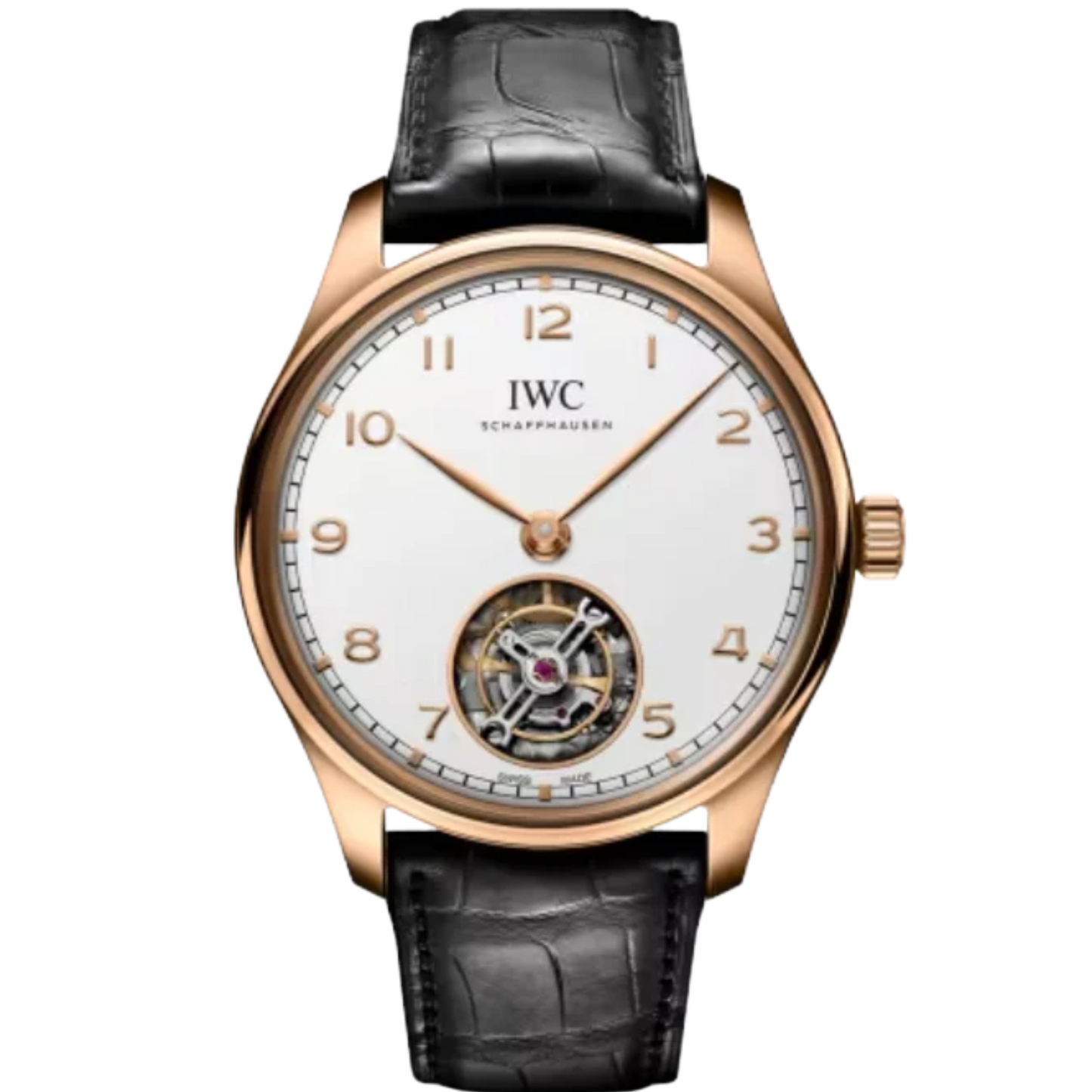 PORTUGIESER HAND-WOUND TOURBILLON 42 MM ARMOR GOLD WITH WHITE DIAL