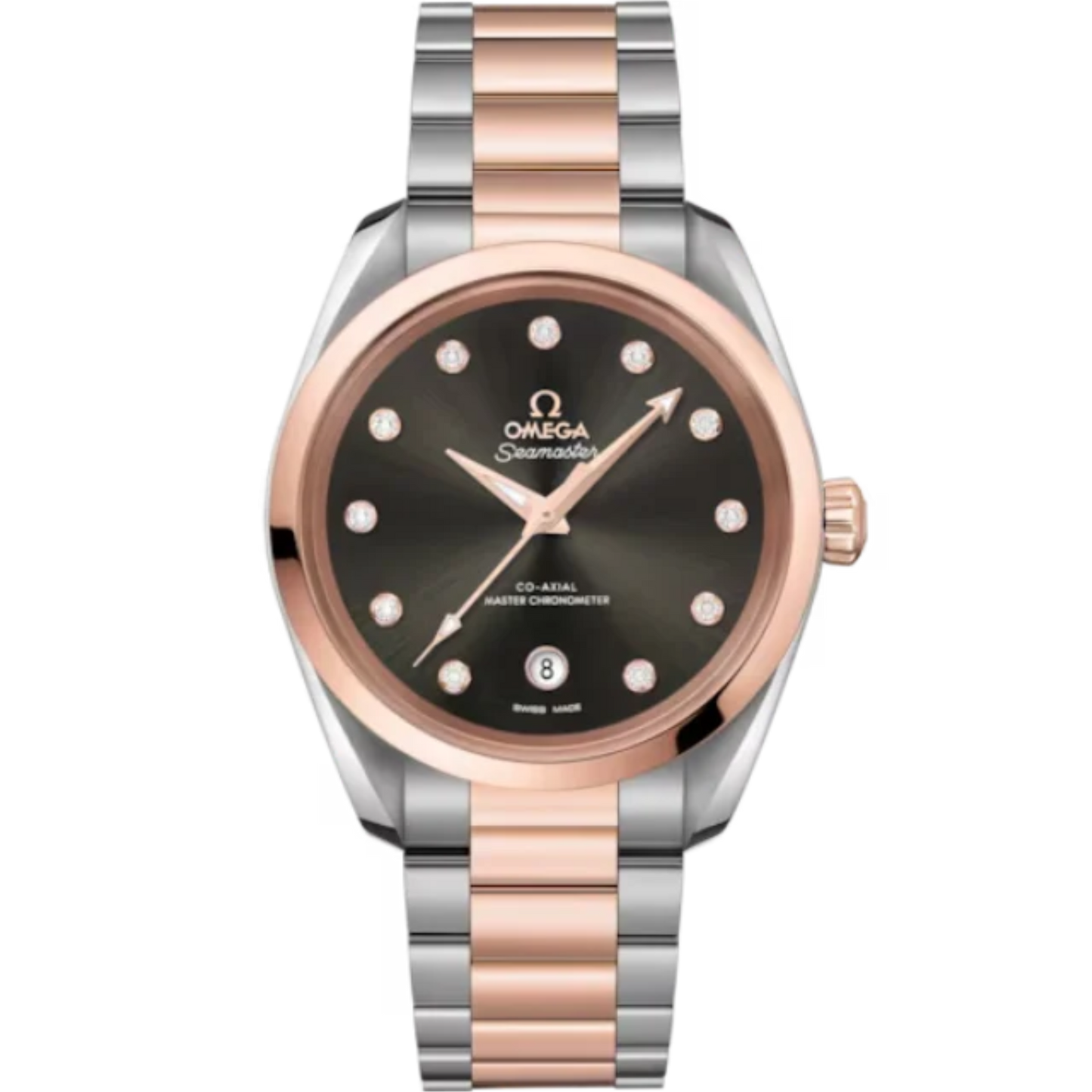 SEAMASTER AQUA TERRA 150M 38 MM STAINLESS STEEL - SEDNA™ GOLD WITH GREY DIAL