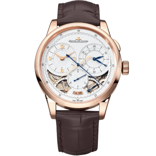 DUOMÈTRE CHRONOGRAPHE 42 MM 18K ROSE GOLD WITH SILVER GREY GRAINED DIAL