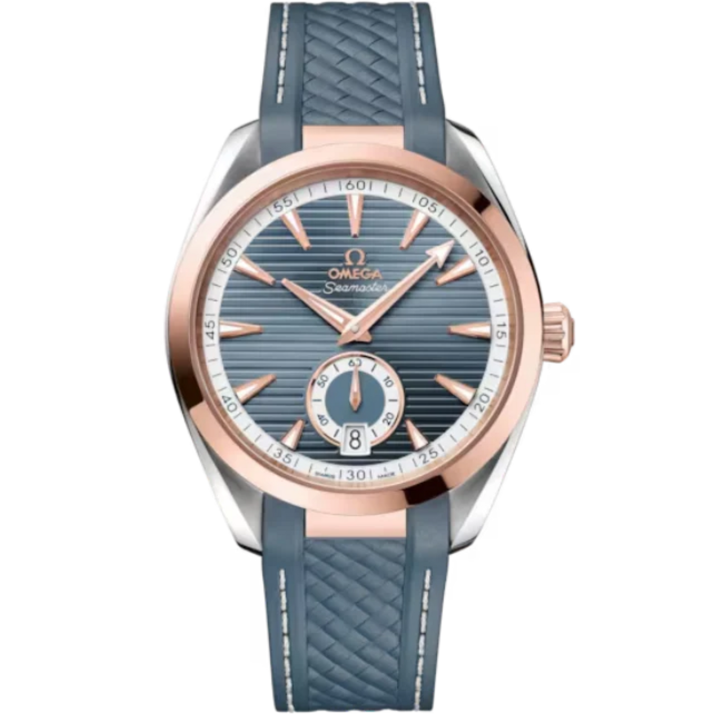 SEAMASTER AQUA TERRA 150M 41 MM STAINLESS STEEL ‑ SEDNA™ GOLD WITH BLUE DIAL