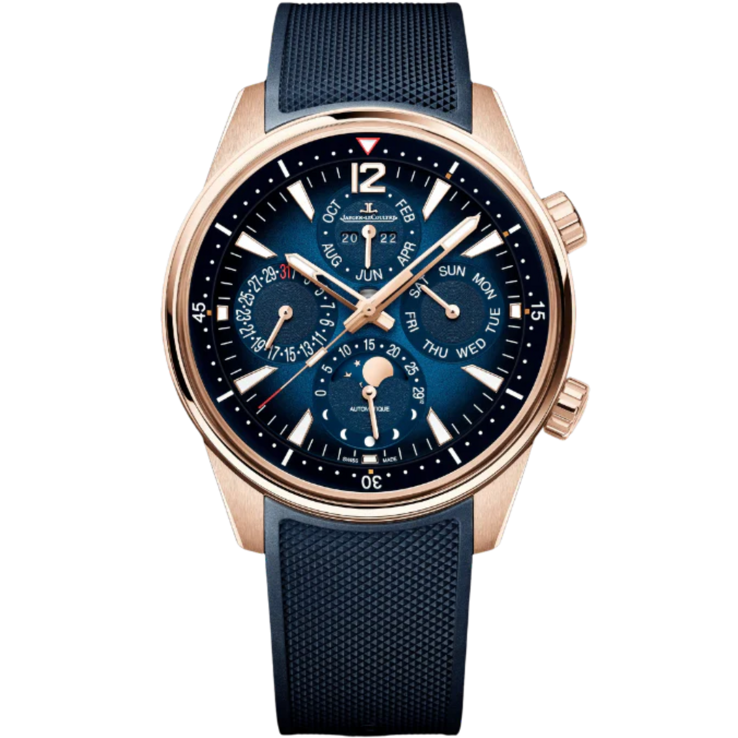 POLARIS PERPETUAL CALENDAR 42 MM 18K ROSE GOLD WITH BLUE DIAL